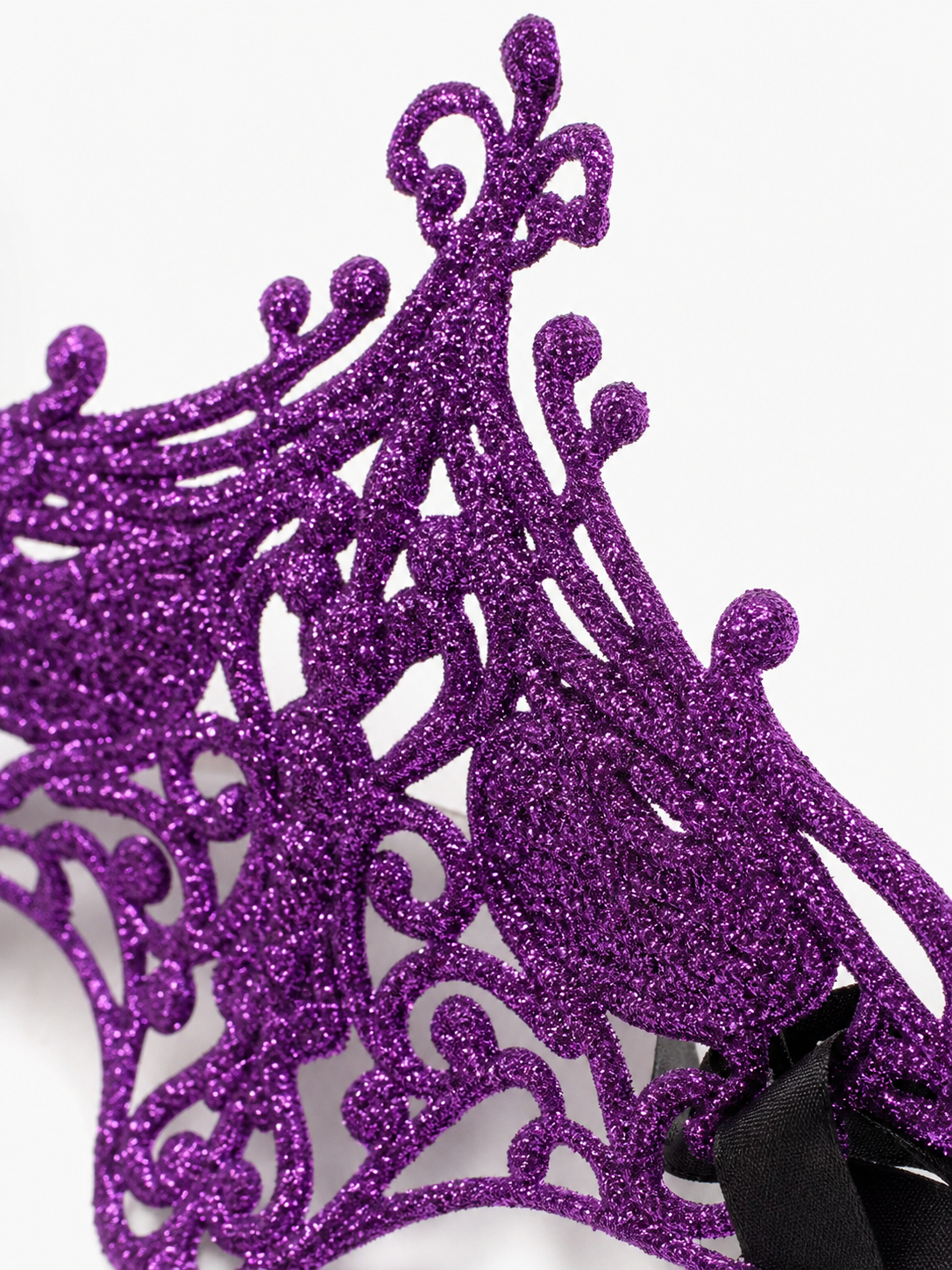Purple glitter carnival tiara