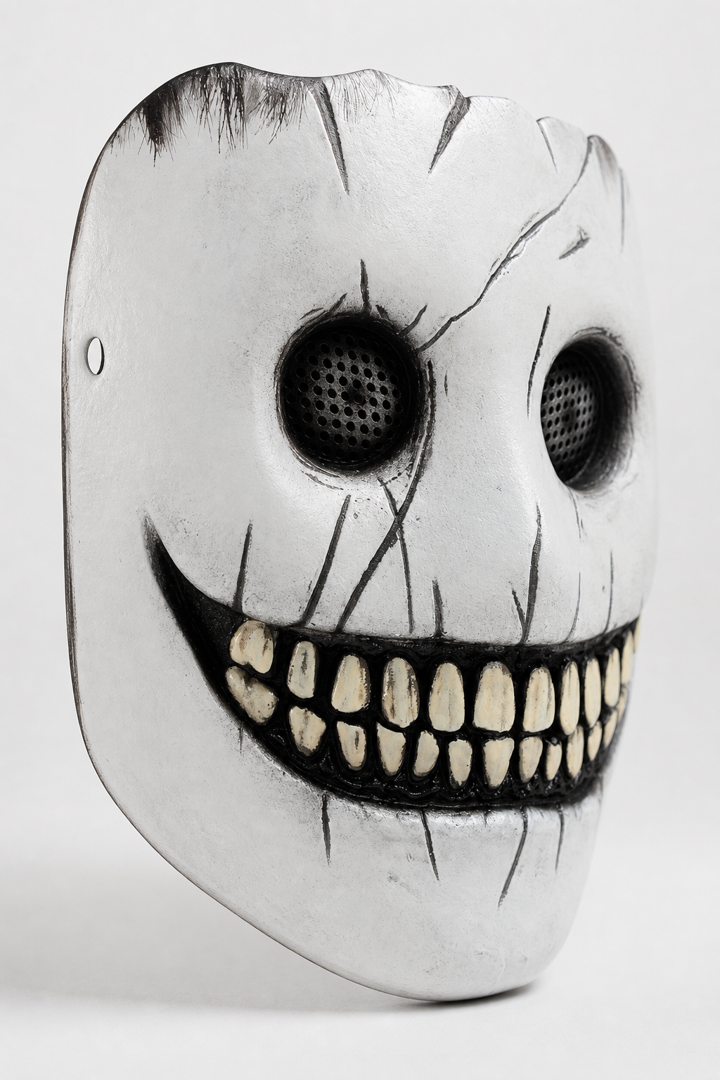 1pc Halloween Grinning Full-Face Foam Mask with Wide Toothy Smile for Cosplay Party