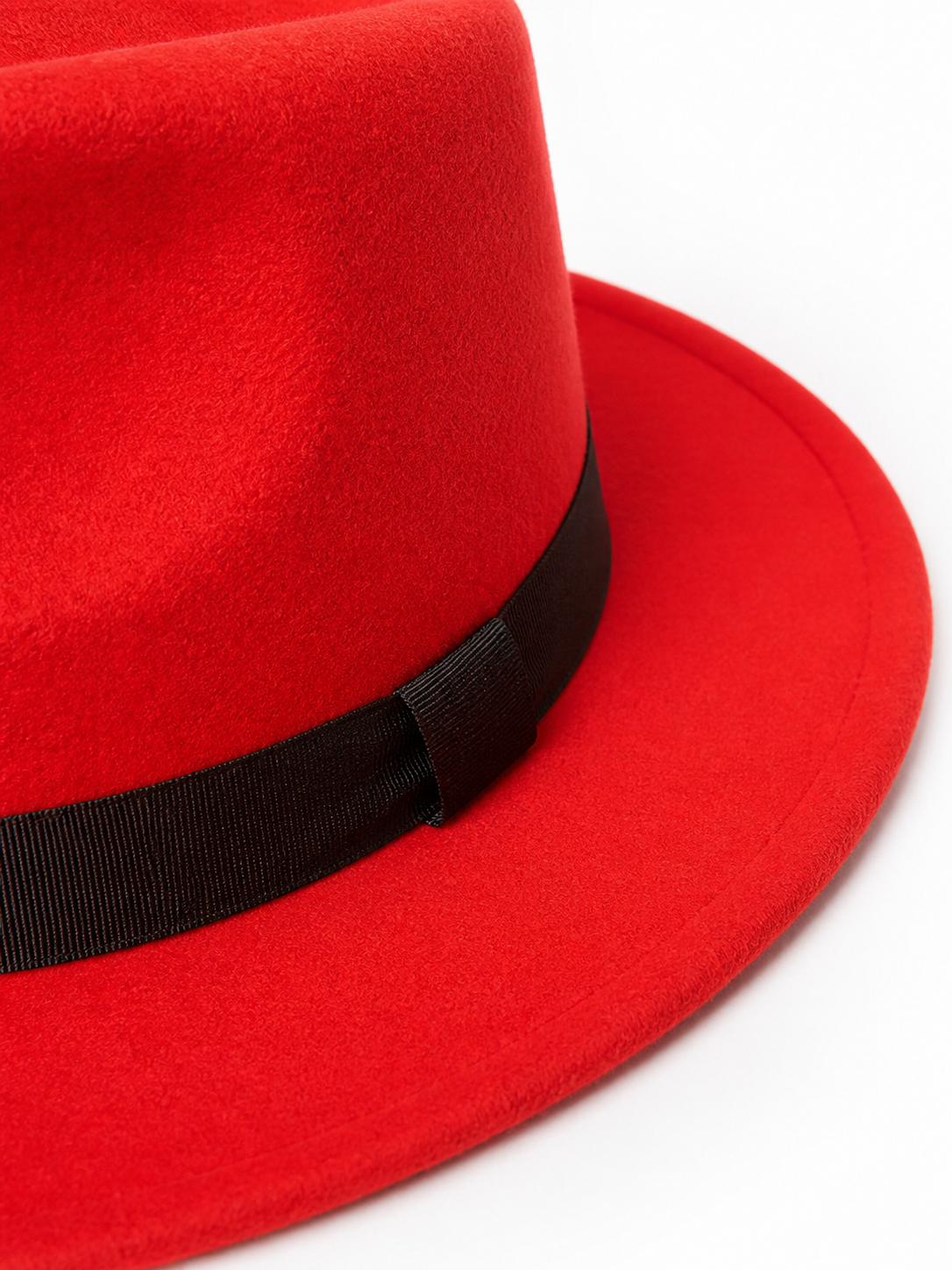Carnival Fedora Hat with Black Ribbon