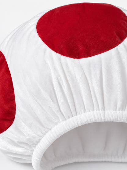 Red and White Mushroom Costume Hat