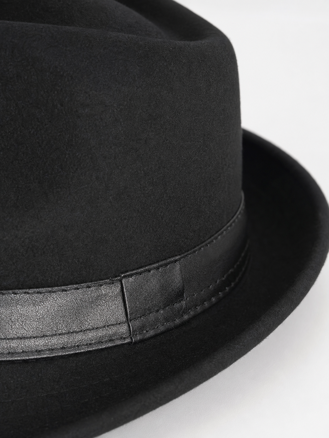 Carnival Fedora Hat with a Black Ribbon
