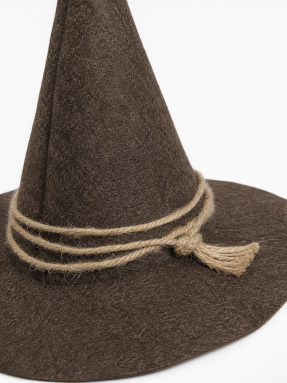 Wide-Brim Scarecrow Carnival Hat