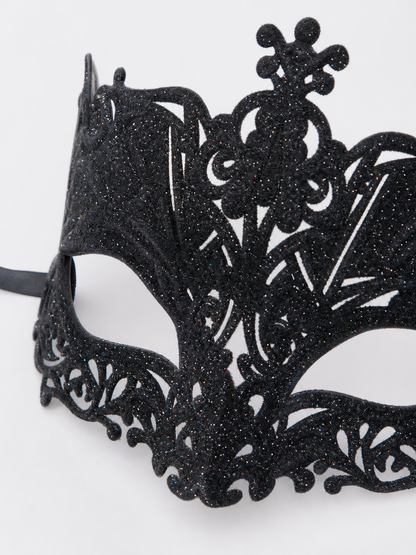 Carnival Glitter Eye Mask detail view 2