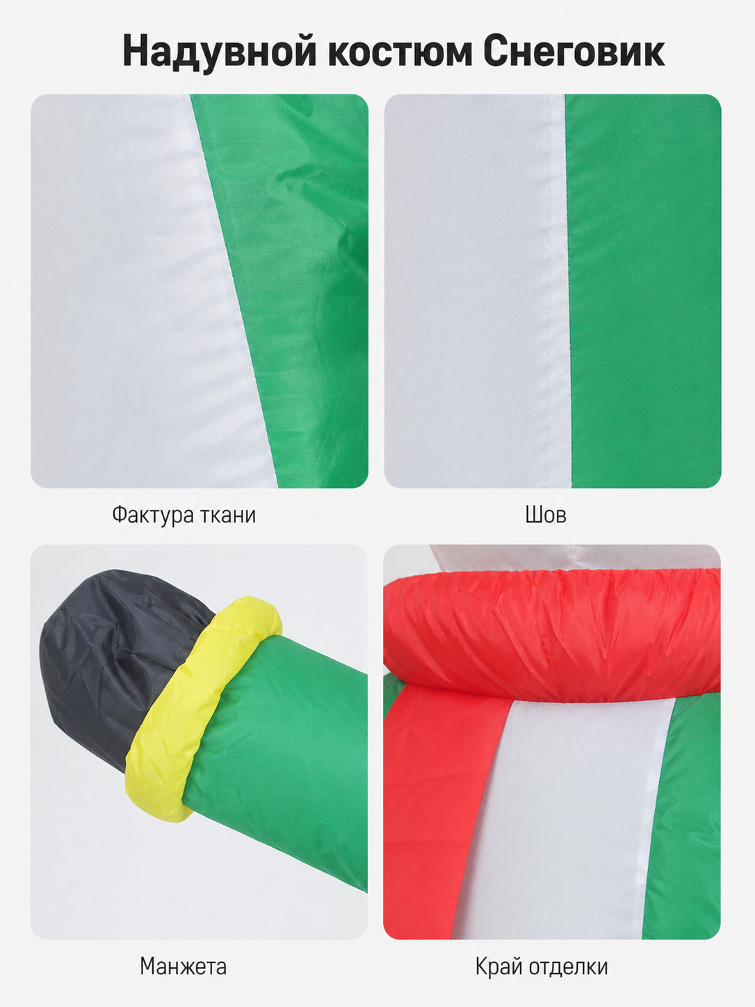 Inflatable Snowman Costume for Holiday Events and Parades