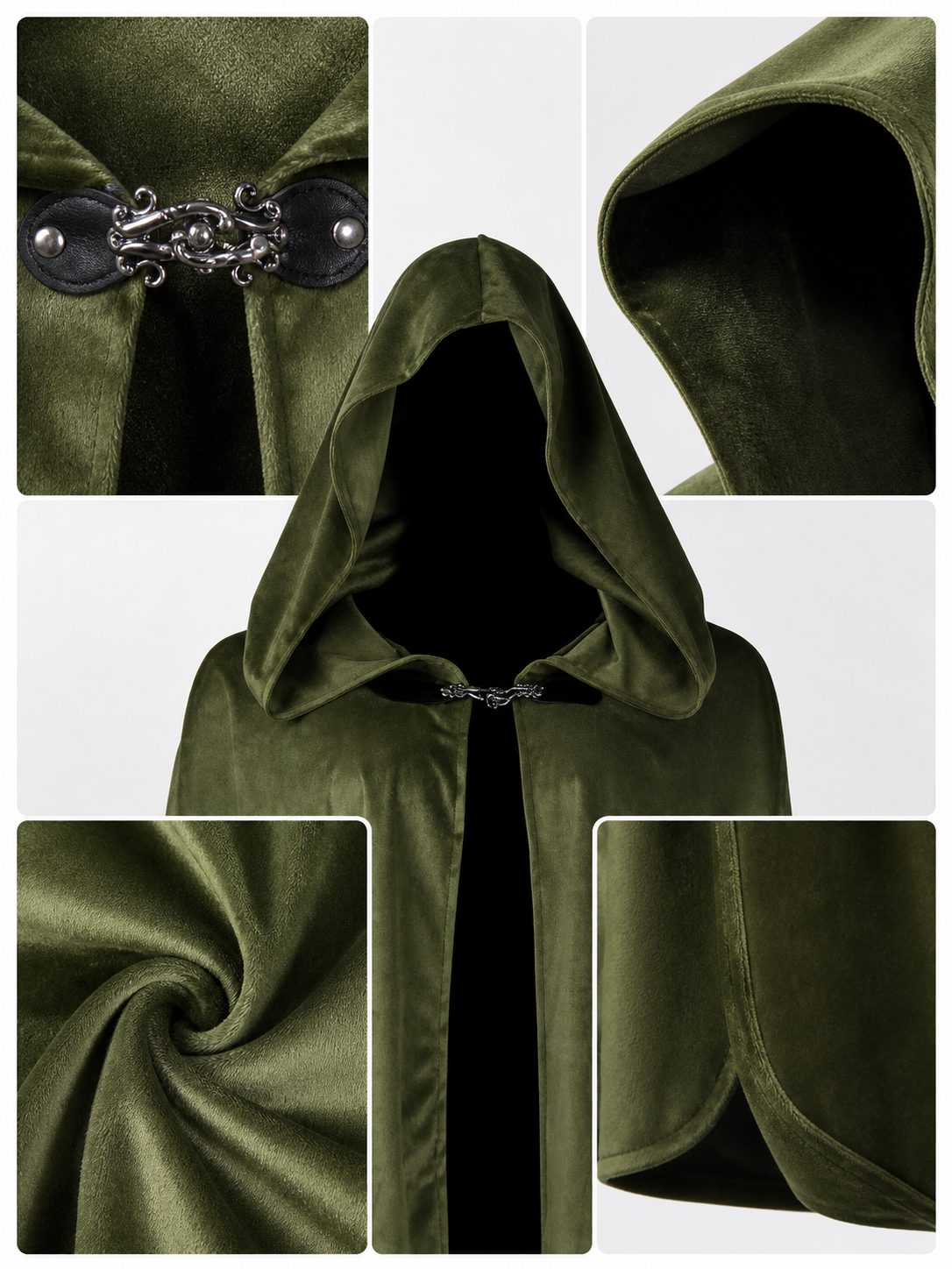 Green Hooded Carnival Cloak, Theatrical