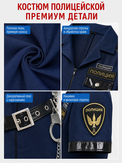 Police Costume for Cosplay and Halloween