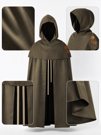 Medieval Hooded Elf Cloak for Cosplay