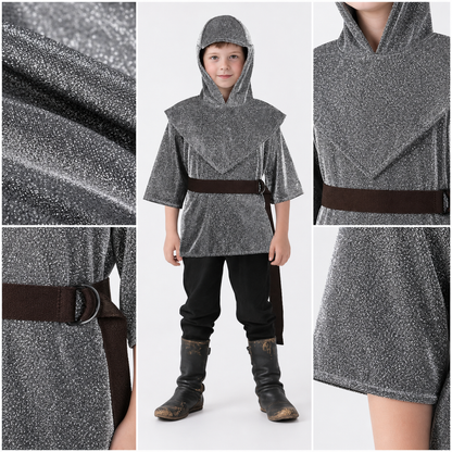 Medieval Knight Costume with Hood