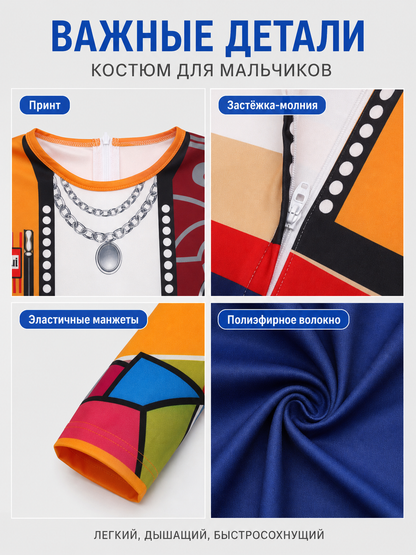 Lumi Cosplay Jumpsuit, K-POP, 3D Digital Print detail view
