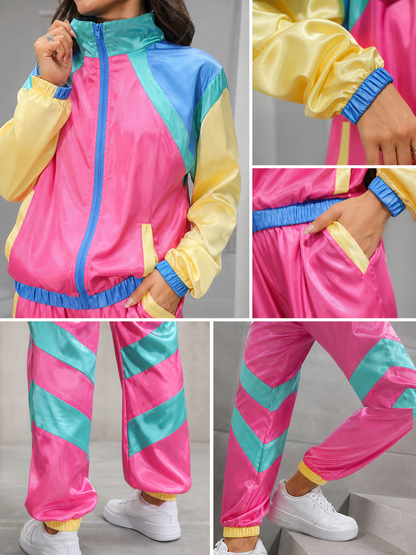 Women's Retro Disco Costume: Jacket and Pants