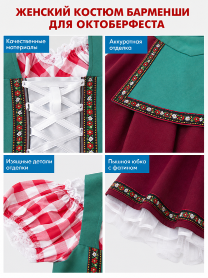 Ethnic Role-Play Costume with Apron