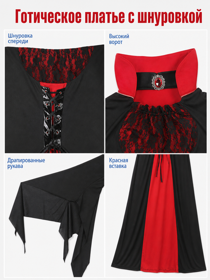 Gothic Dress for Halloween and Cosplay
