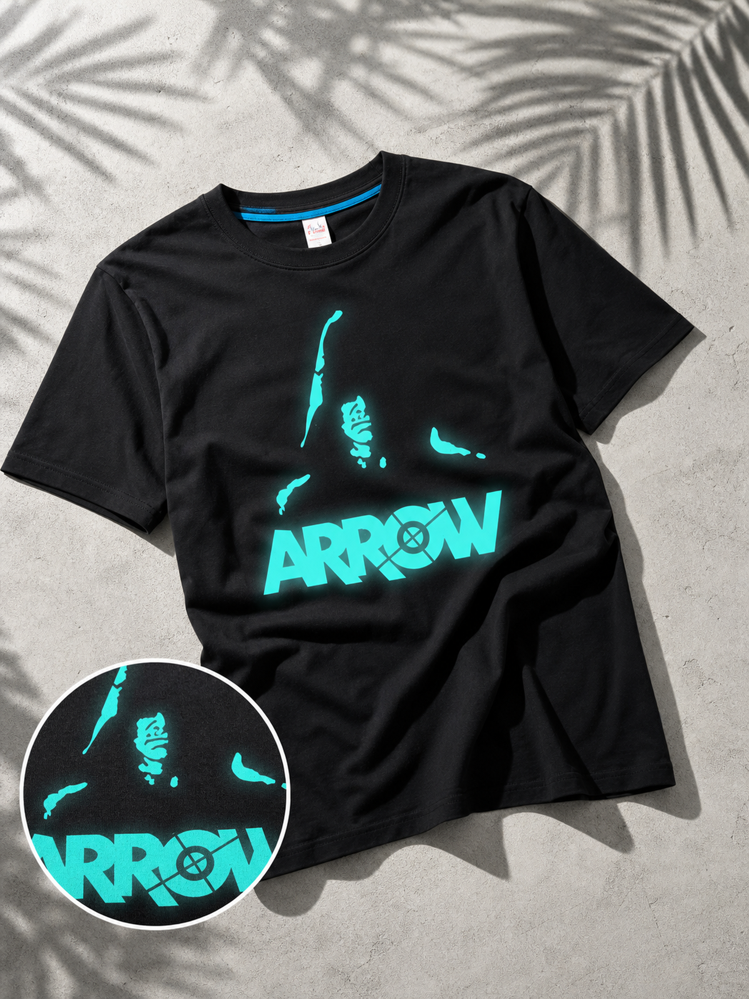 Iron Man T-Shirt with Glowing Marvel Print