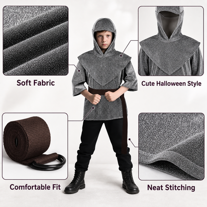 Medieval Knight Costume with Hood