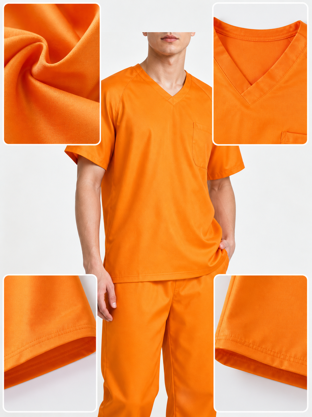 Women’s Prisoner-Themed Costume Set, 2-Piece Short-Sleeve Shirt and Long Pants with PRISONER Back Print for Dress-Up Events