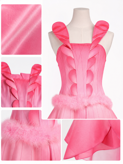 Pink “Flower Fairy” Cosplay Dress