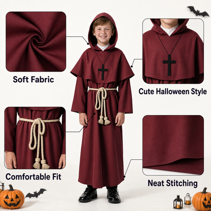 Red Hooded Priest Costume
