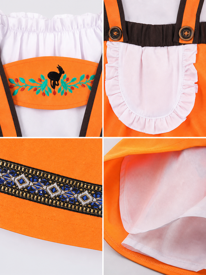 Strappy Dress with Apron and Pattern