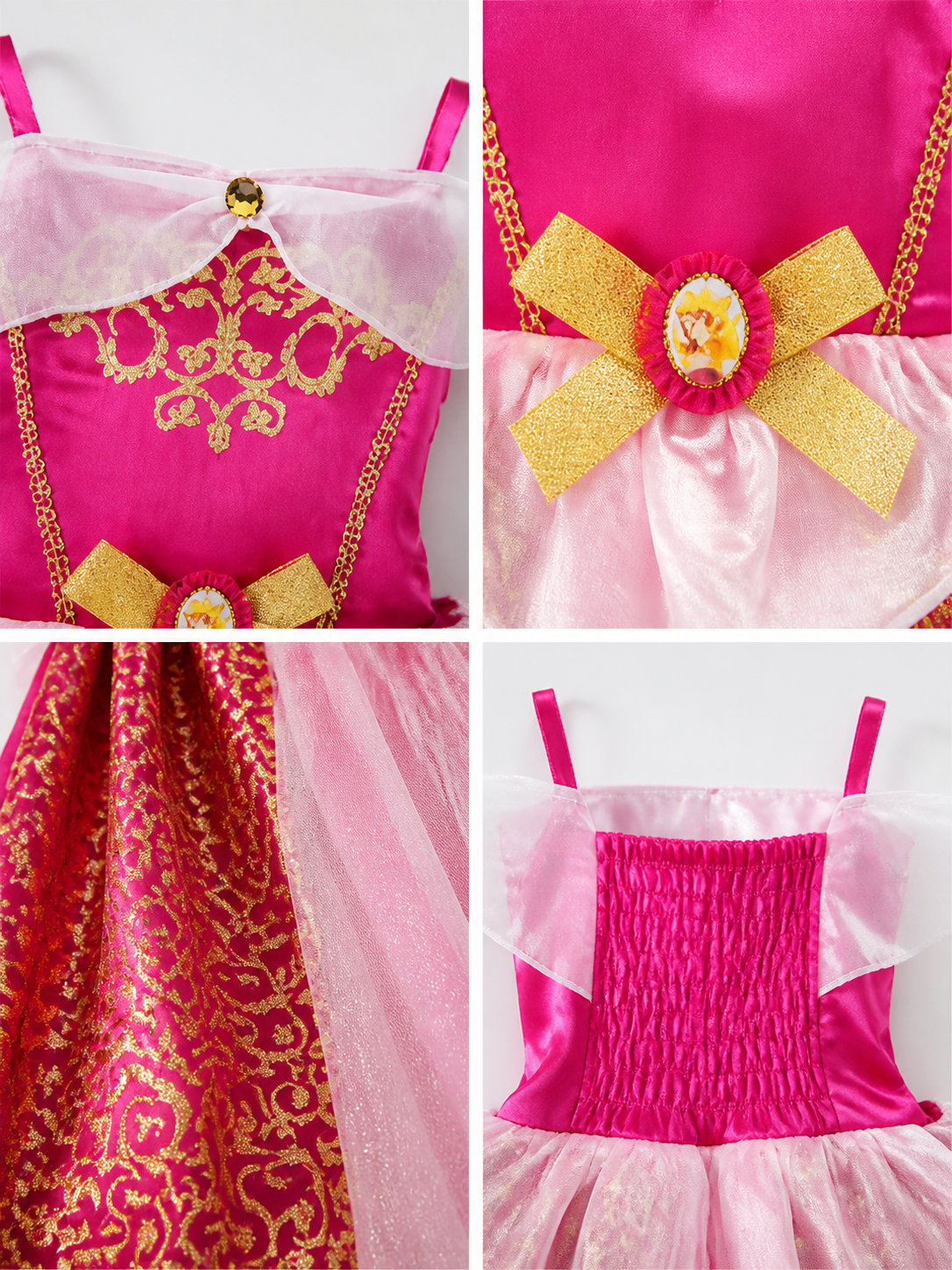 Pink Princess Carnival Costume for Halloween product detail composite