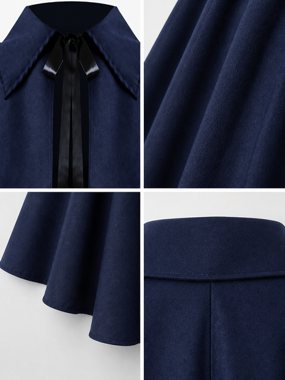 High-Collar Cosplay Cape Cloak