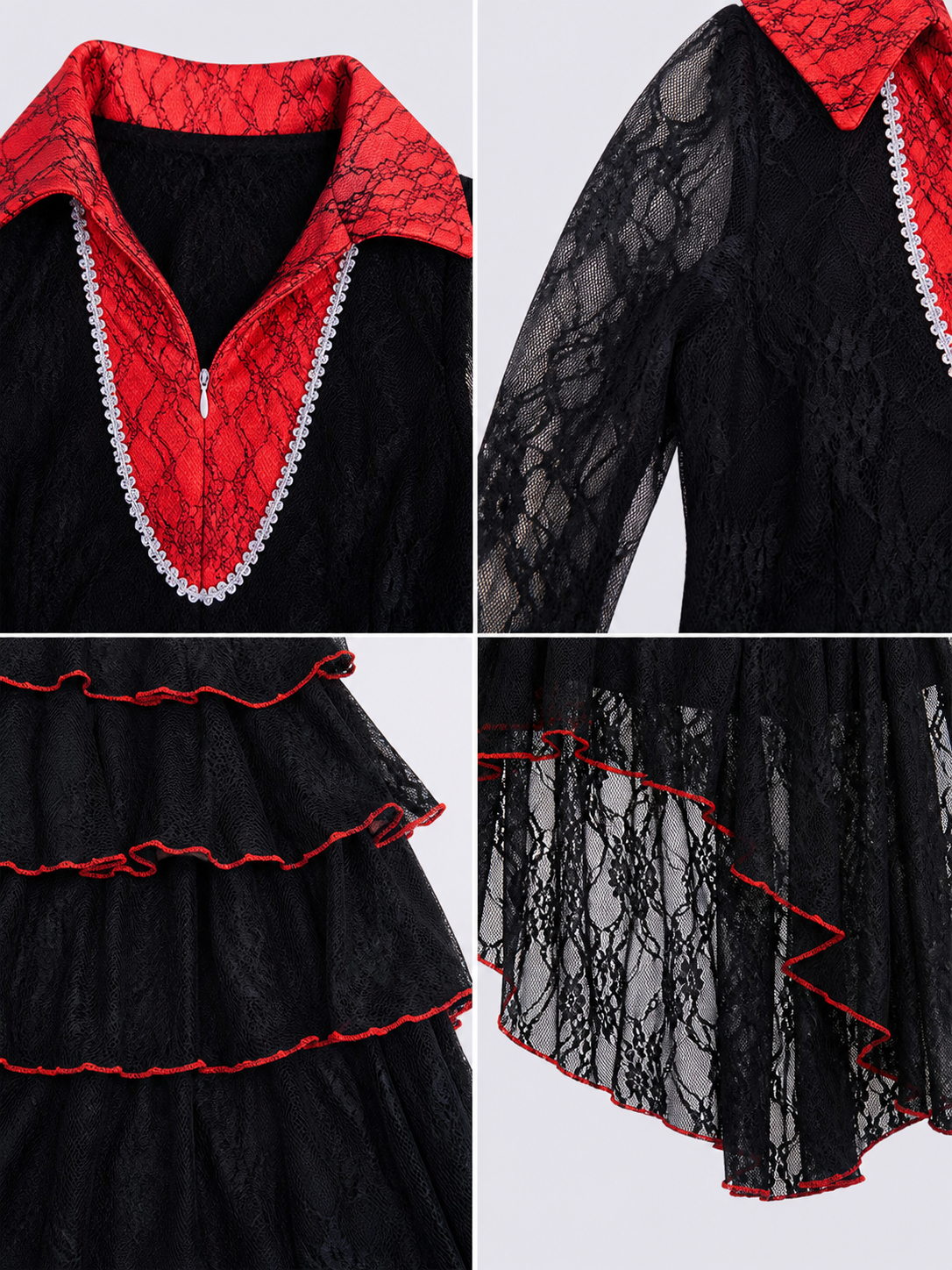 Costume Dress for Cosplay, Gothic Look