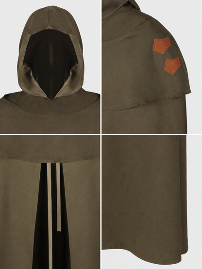 Medieval Hooded Elf Cloak for Cosplay