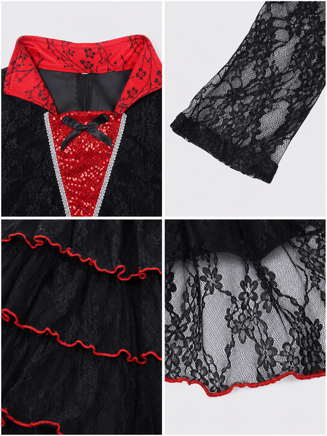 Gothic Cosplay Dress, Vampire Look