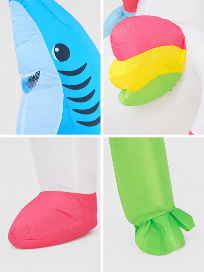 Inflatable Costume: Unicorn, Shark, or Alien