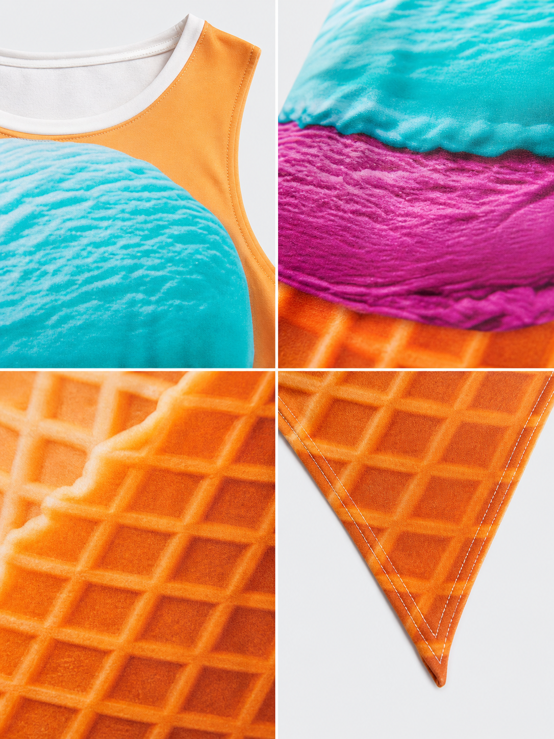 Ice Cream Cone Costume for Parties