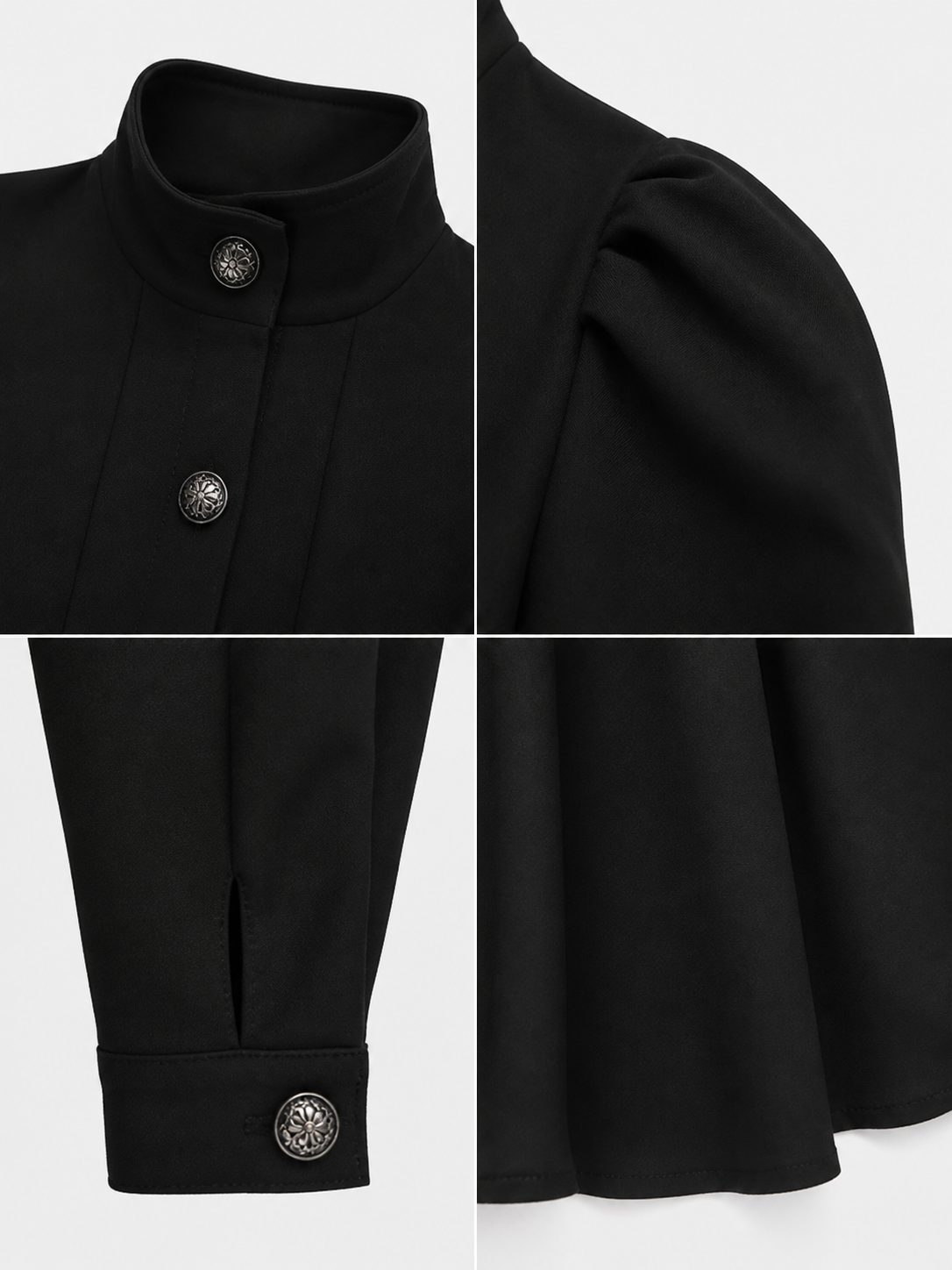 Cosplay Costume: Black Dress and Pointed Hat