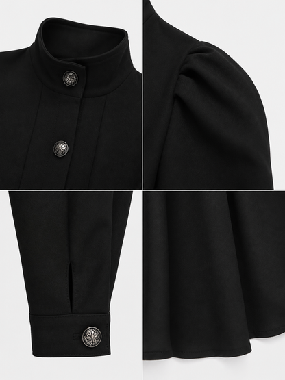 Cosplay Costume: Black Dress and Pointed Hat