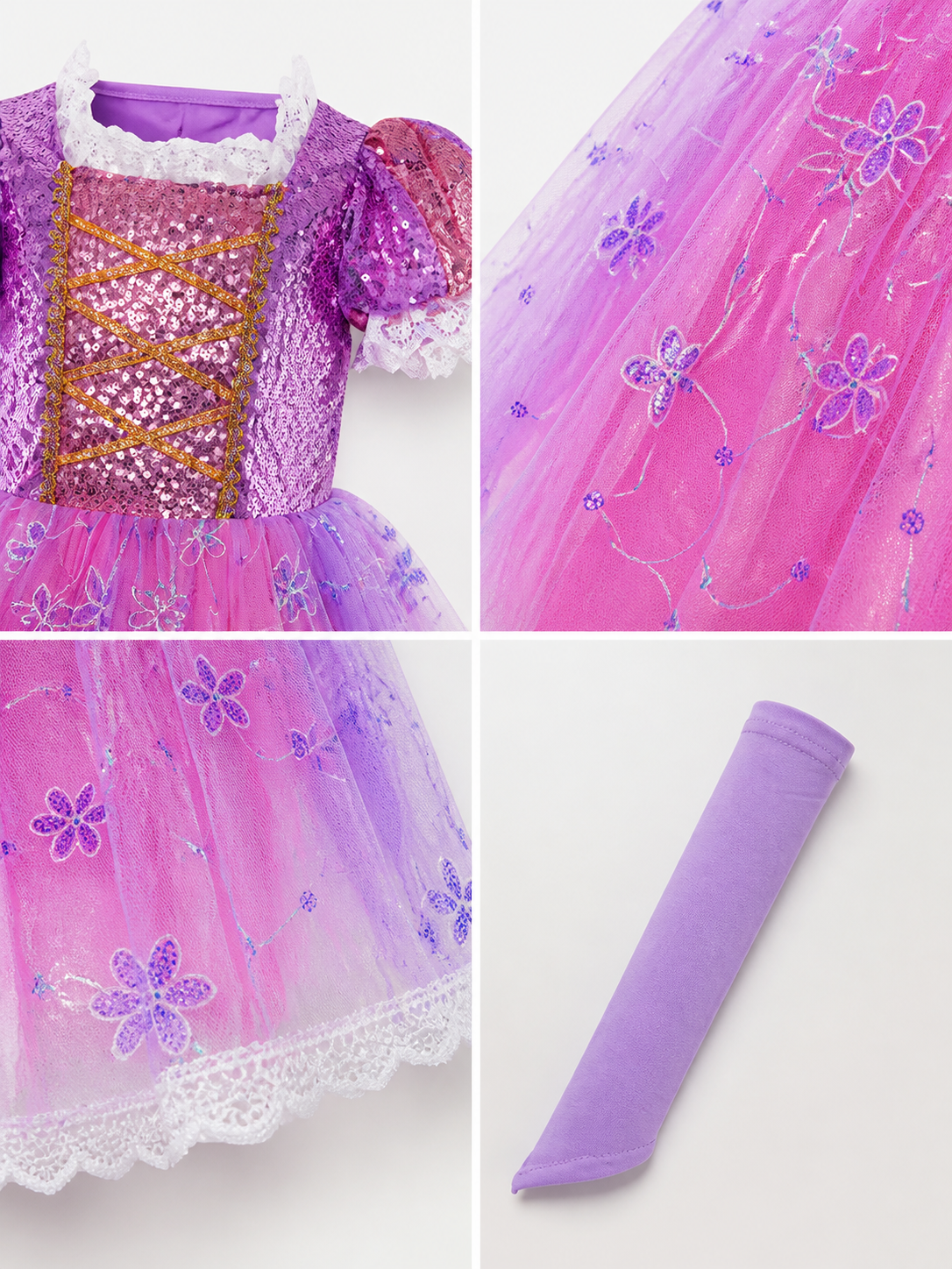 Purple and Pink Princess Halloween Costume
