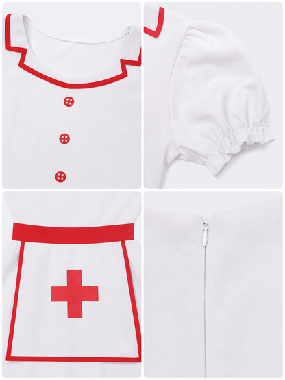 Medical Costume with Dress and Cap