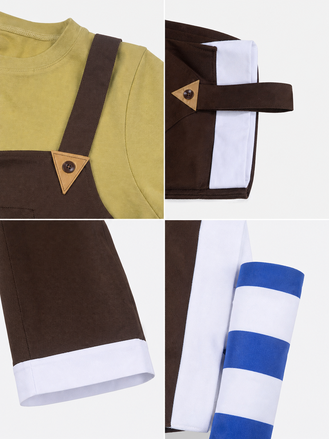 Usopp One Piece Cosplay Costume with Accessories