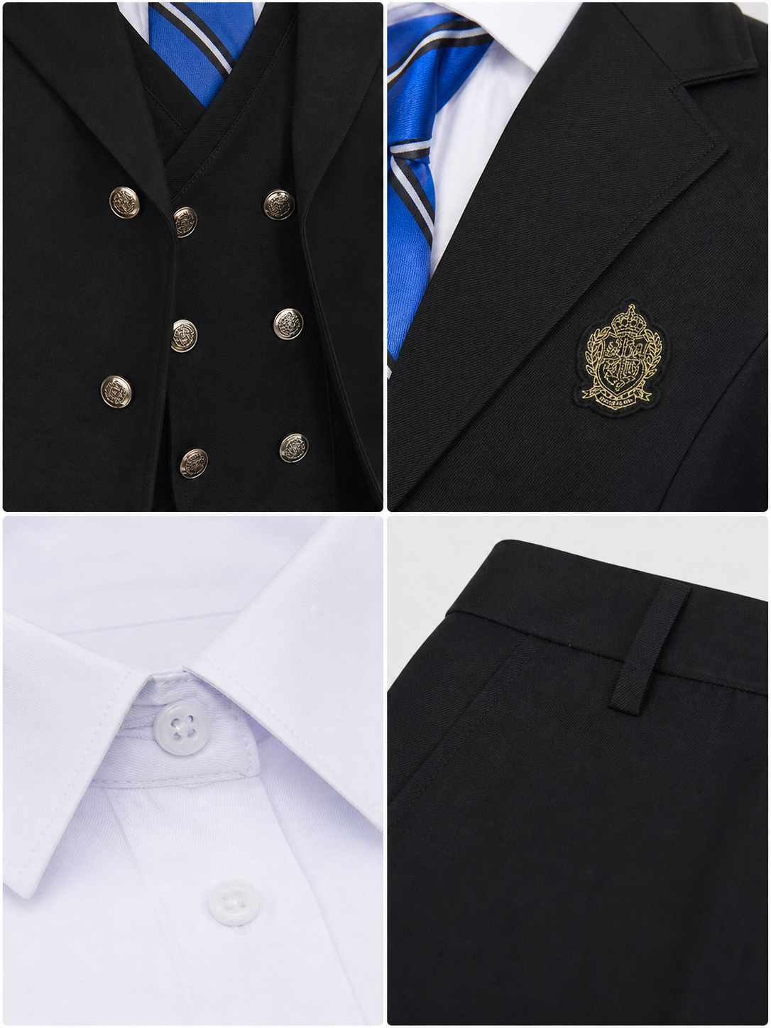 Black Butler Cosplay Costume with Vest