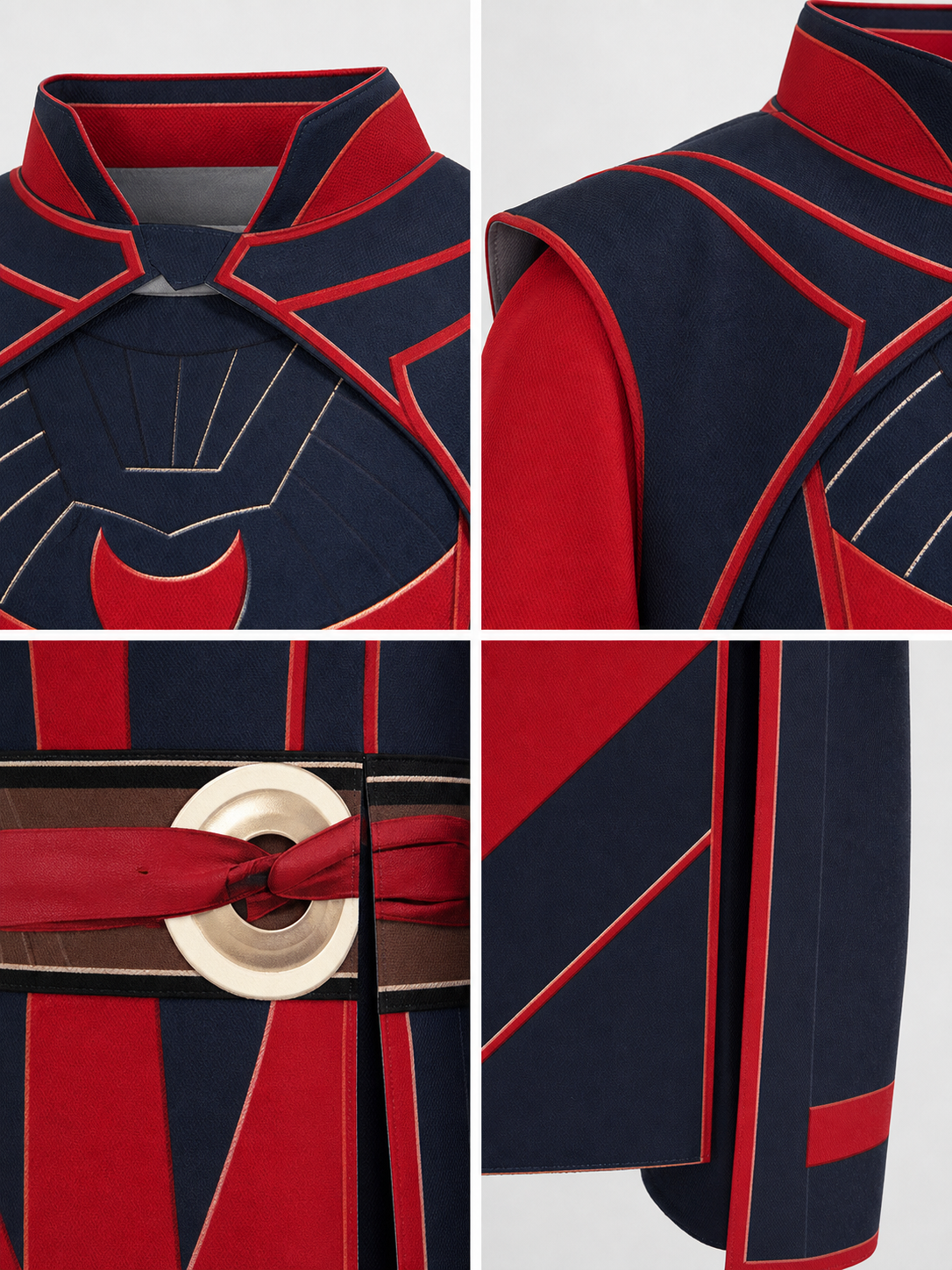Marvel Superhero Cosplay Costume, Red and Blue