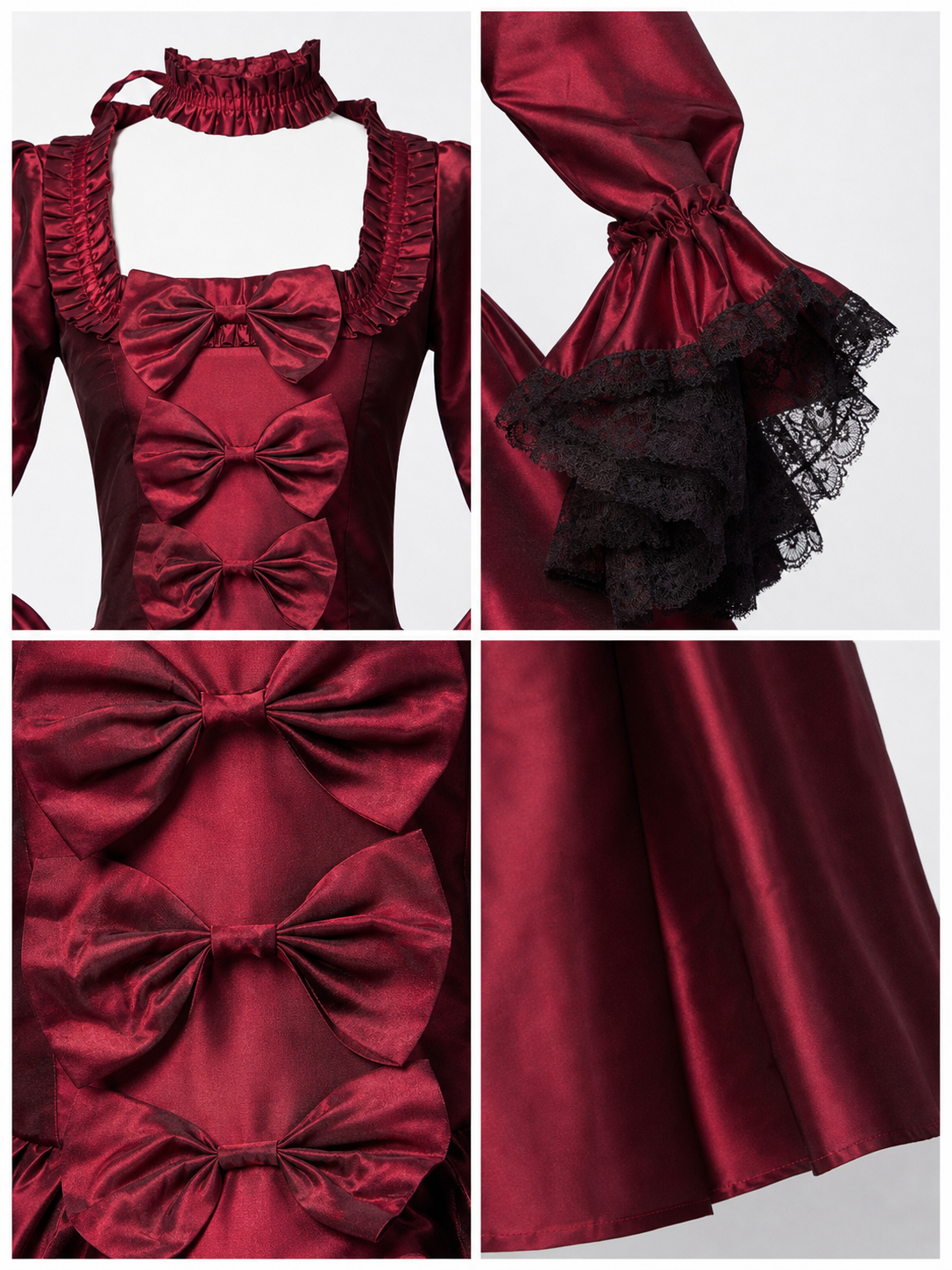 Gothic Floor-Length Dress for Costume Parties