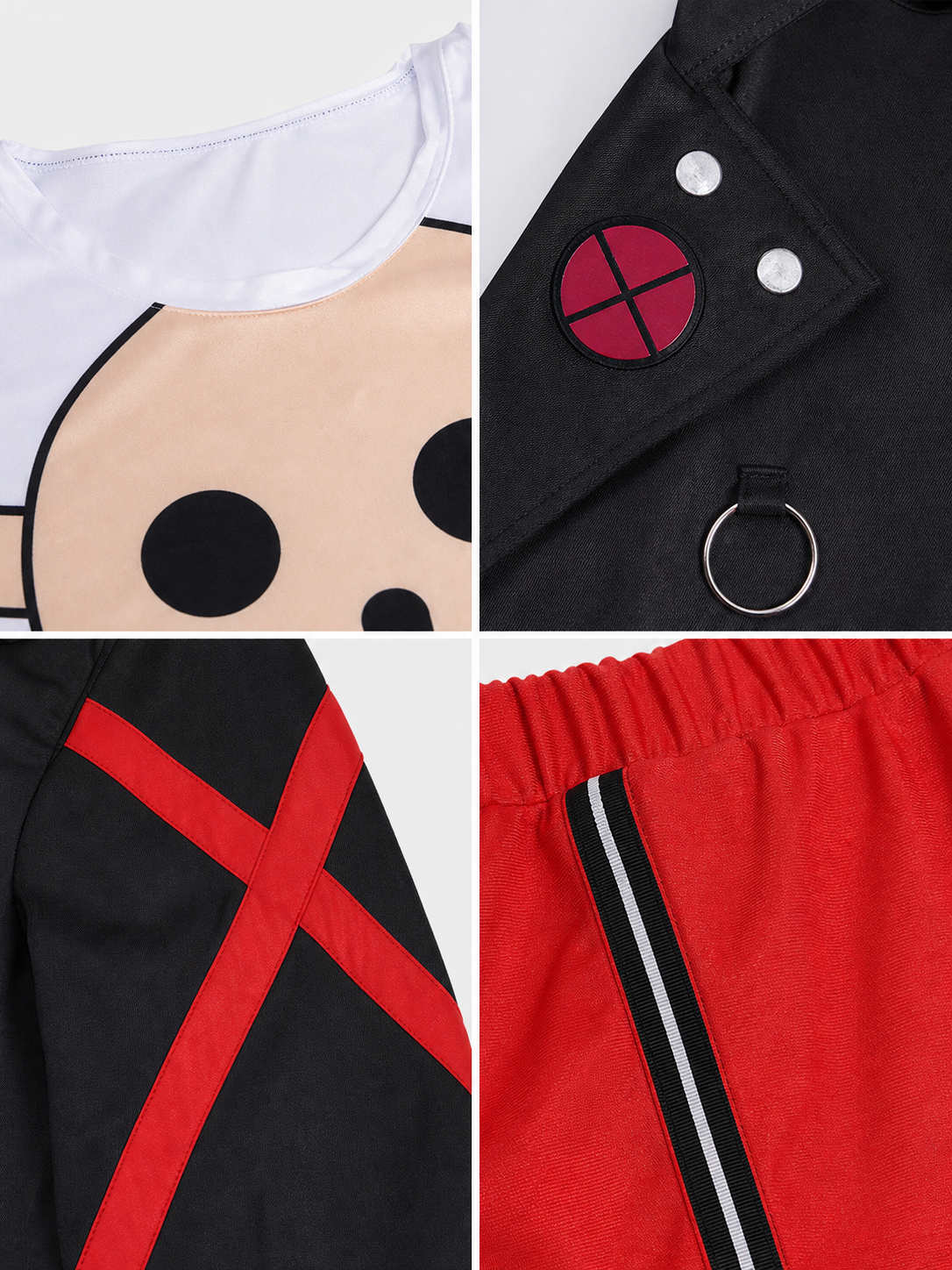 Luffy Cosplay Costume from One Piece Film: Red