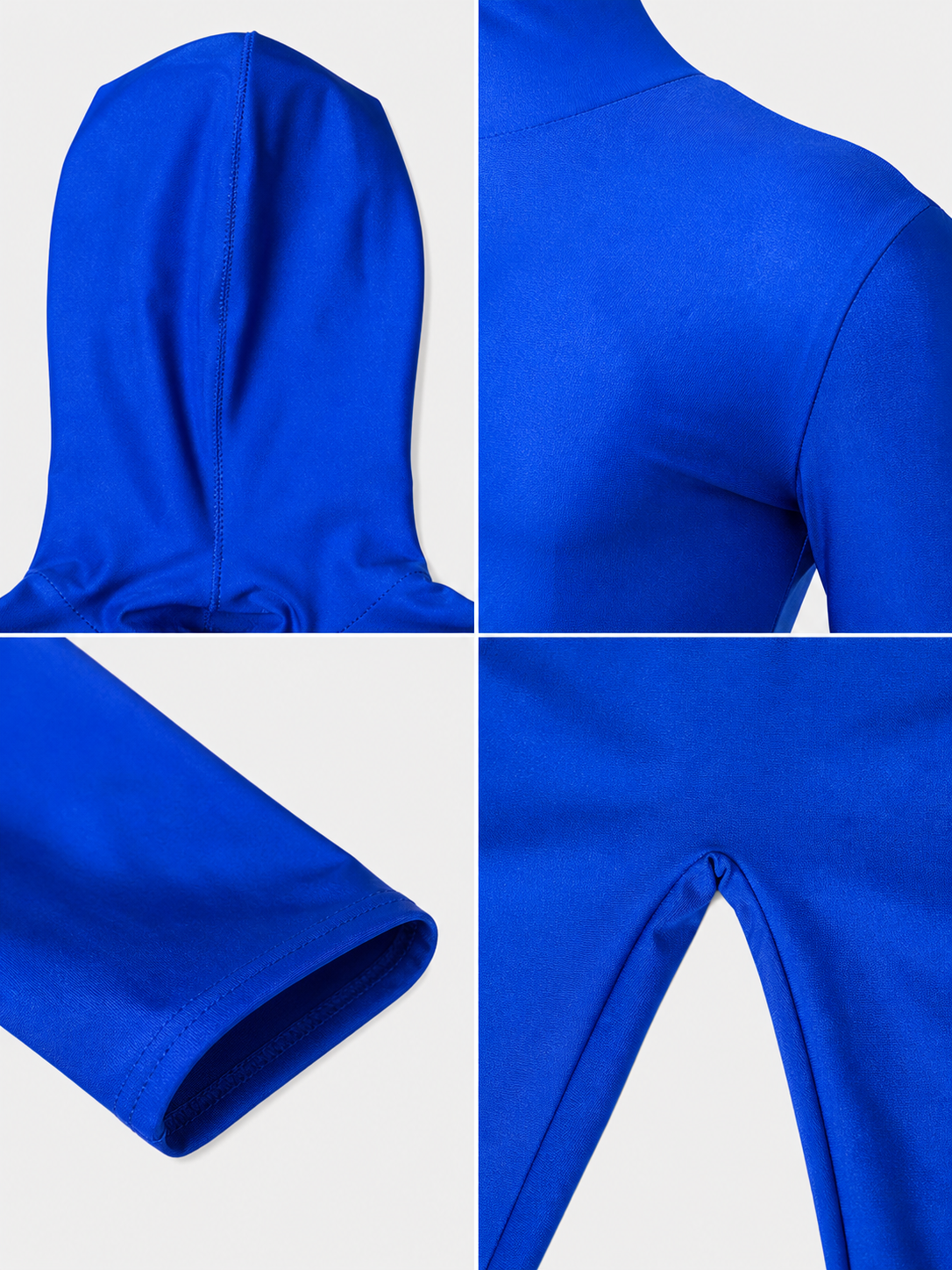 Blue Invisibility Suit for Cosplay and Stage Performances