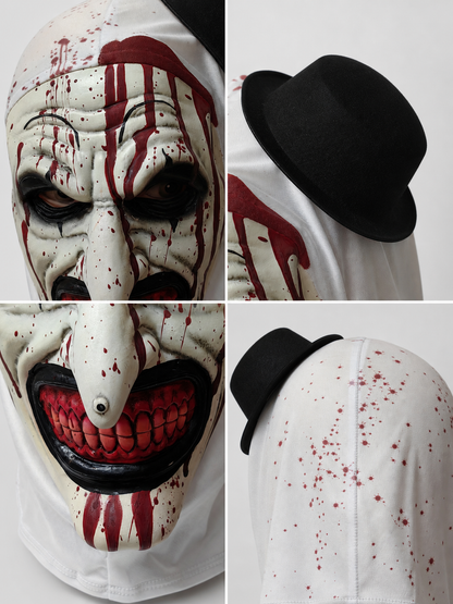 Hooded Clown Mask for Halloween and Cosplay
