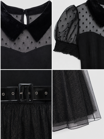 Halloween Costume with Dress and Hat