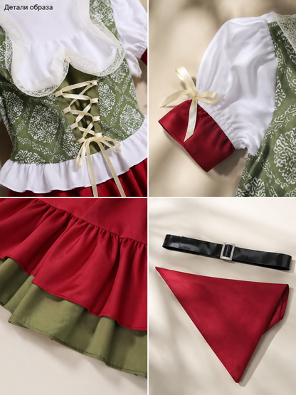 Children's Folk-Style Stage Costume detail view