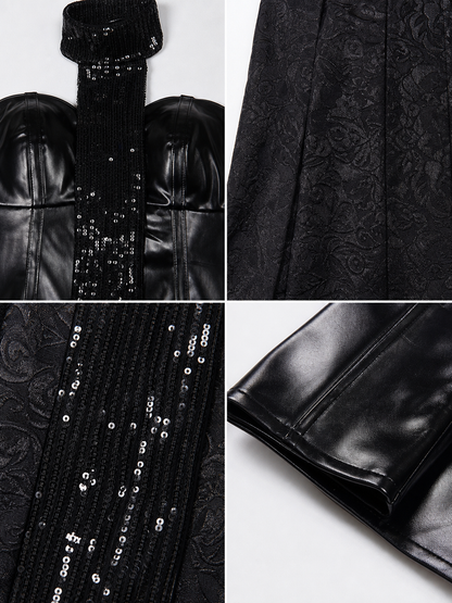 Padmé Cosplay Dress, Black, with Accessories