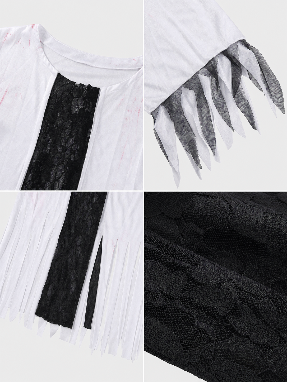 Ghost Costume with Veil for Halloween