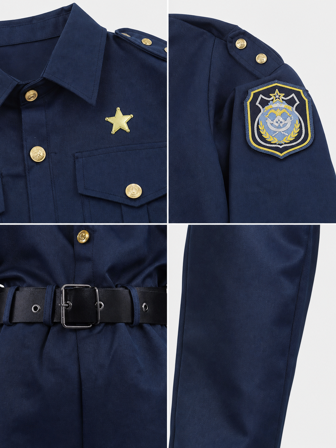 Kids' Police Costume for Cosplay and Parties