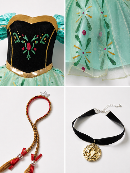 Princess Costume for Halloween and Cosplay detail view