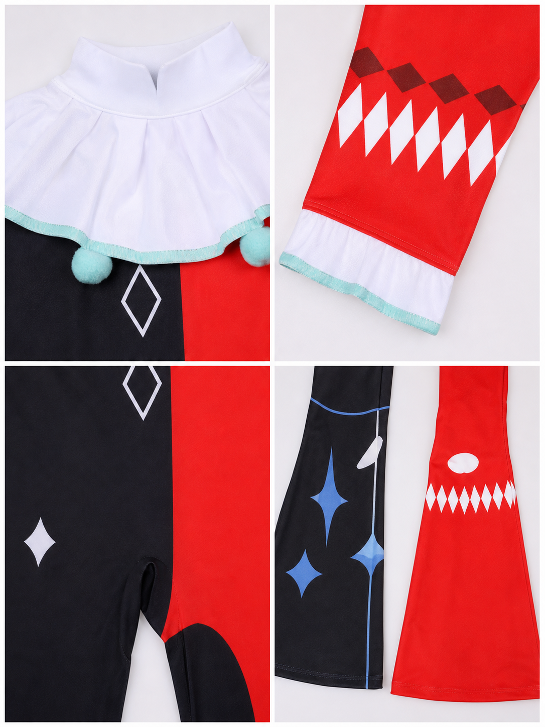 Ghost Clown Costume with Hat