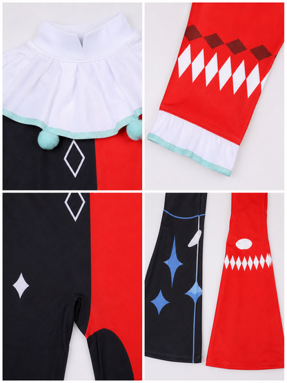 Ghost Clown Costume with Hat