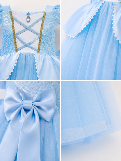 Blue Princess Carnival Costume for Halloween
