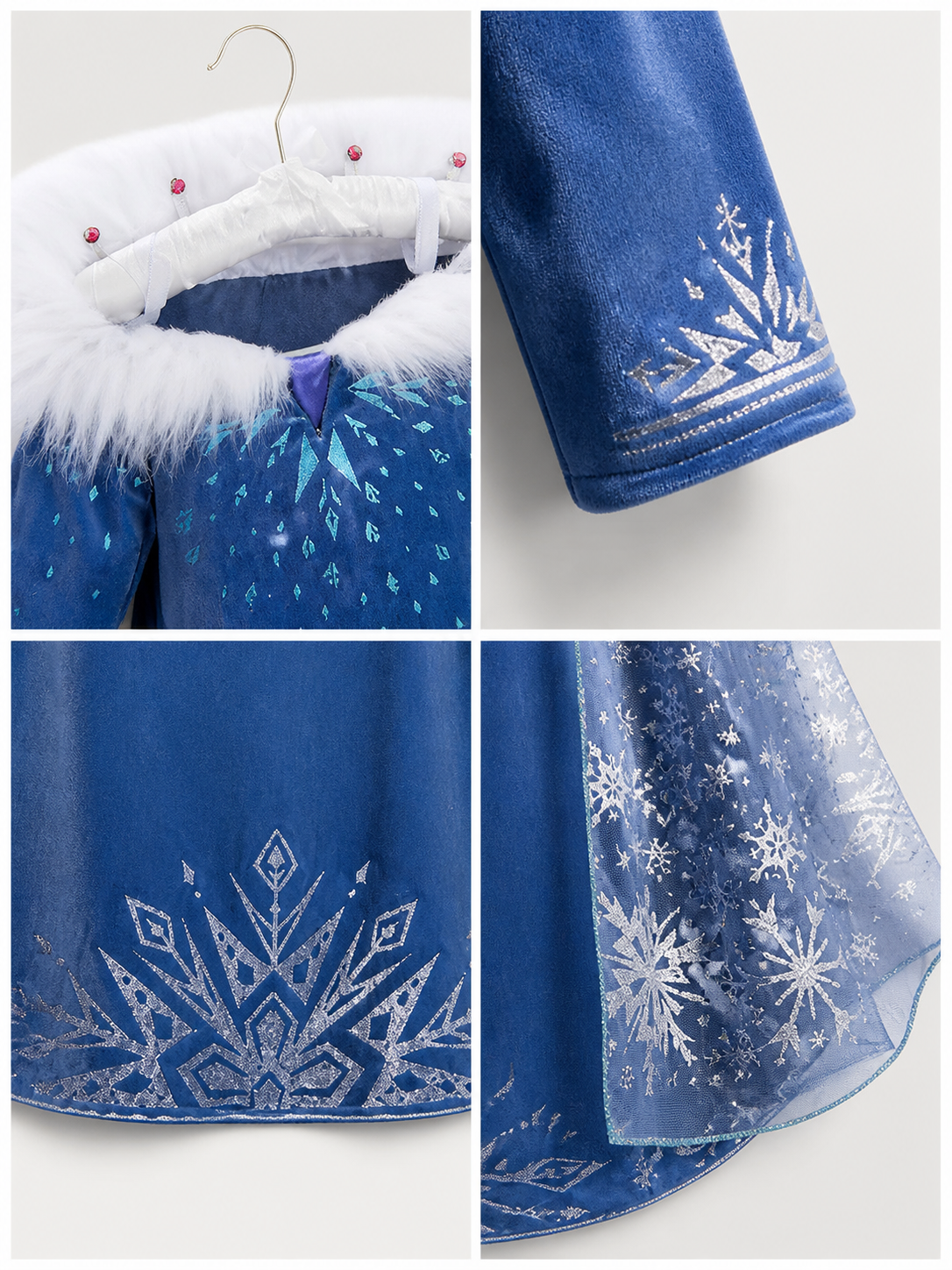 Snow Queen Carnival Dress Costume for Halloween product detail composite